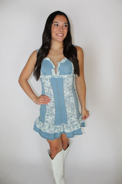 Daisy Denim Mini Dress