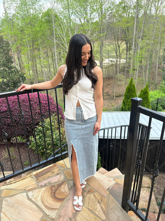 Everyday Denim Skirt
