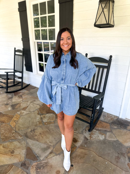 Briar Denim Romper