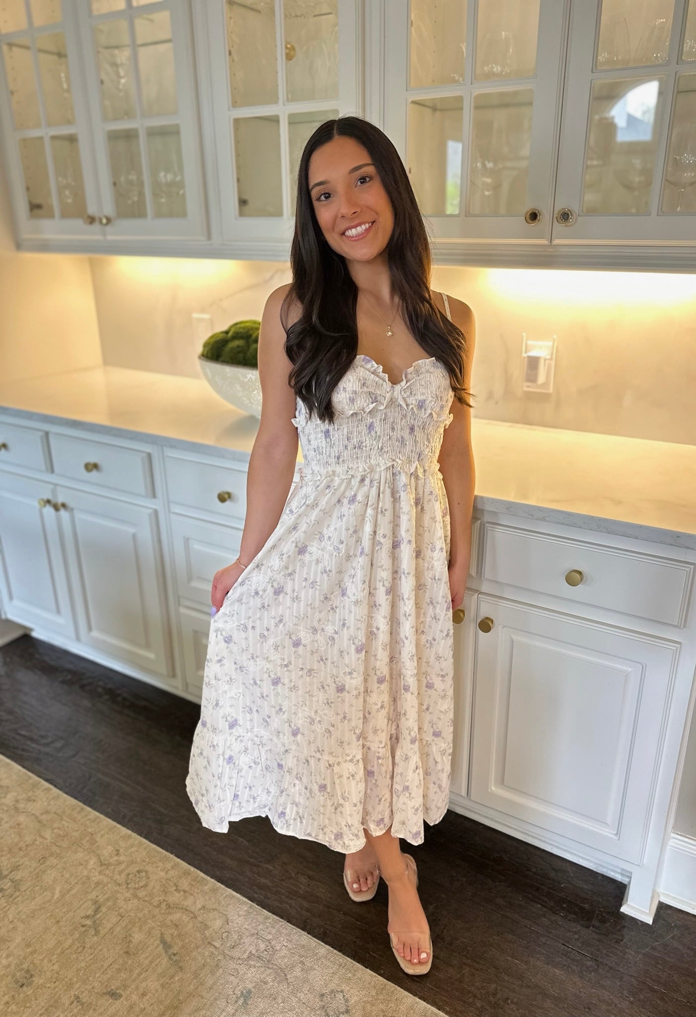 Lyla Floral Midi Dress