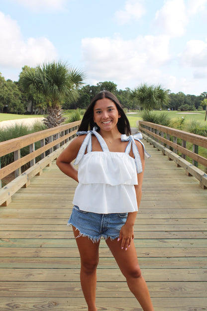 Saylor Ruffle Tank Top