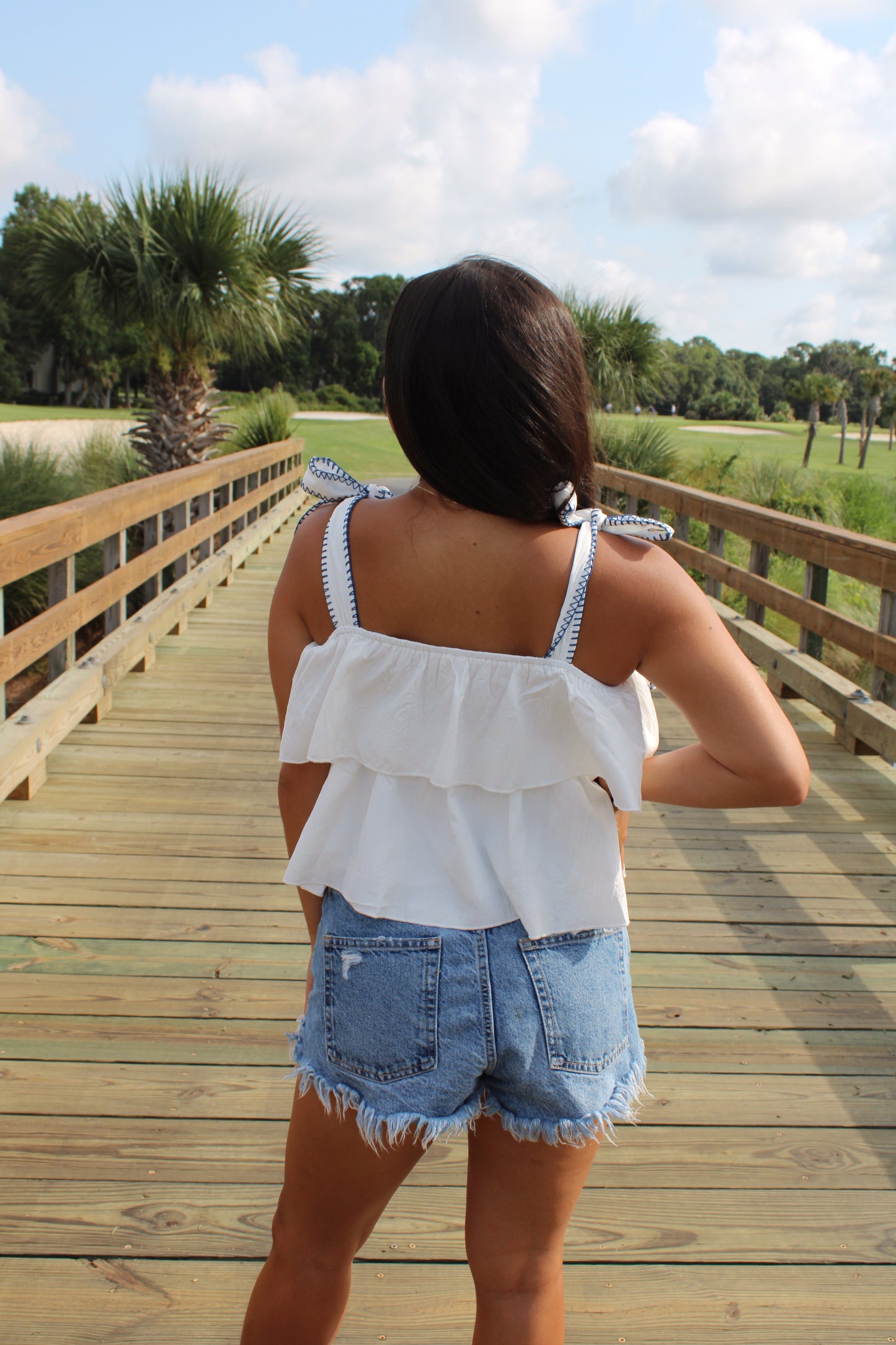 Saylor Ruffle Tank Top