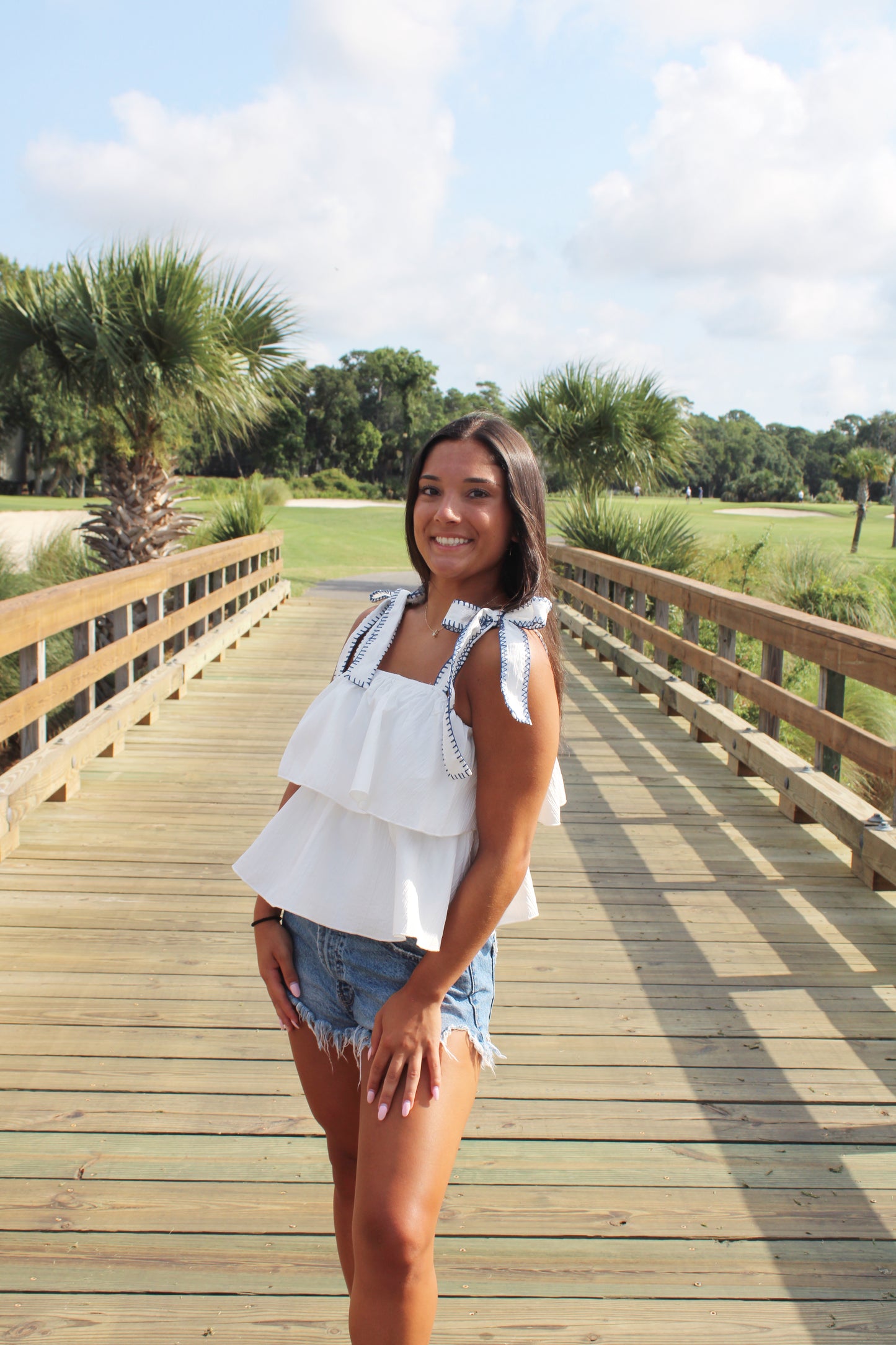 Saylor Ruffle Tank Top