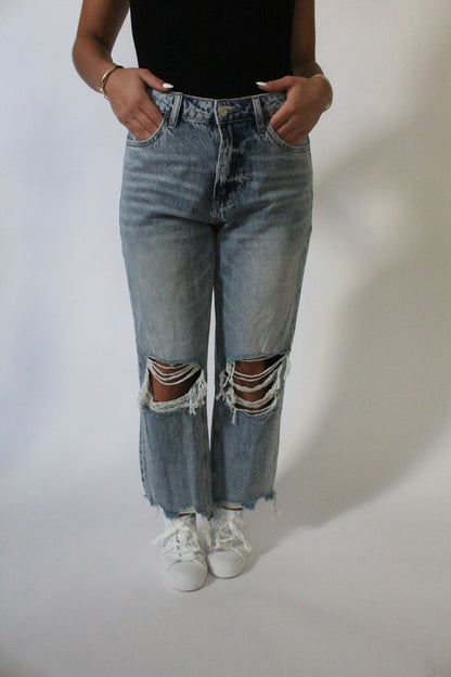 Cropped Denim Jeans